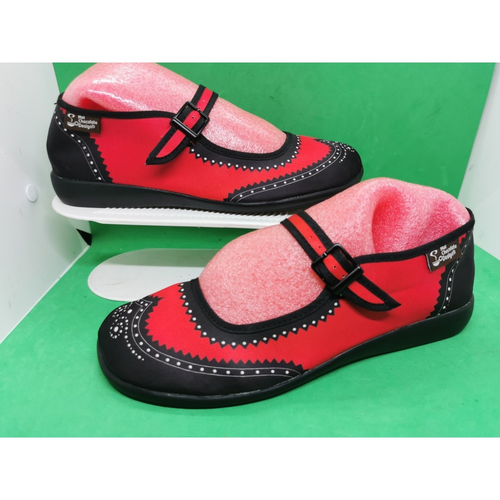 Hot Chocolate Design Chocolaticas Havana Mary Jane Flats Shoes Sz 39 US 9 NWOB - Picture 16 of 16